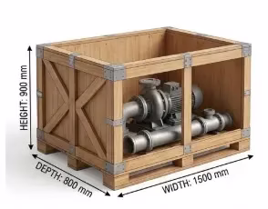 heavy duty industrail box dimensions and size