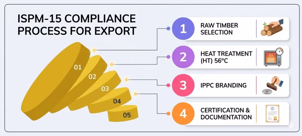 ISPM-15 Compliance Process for Export