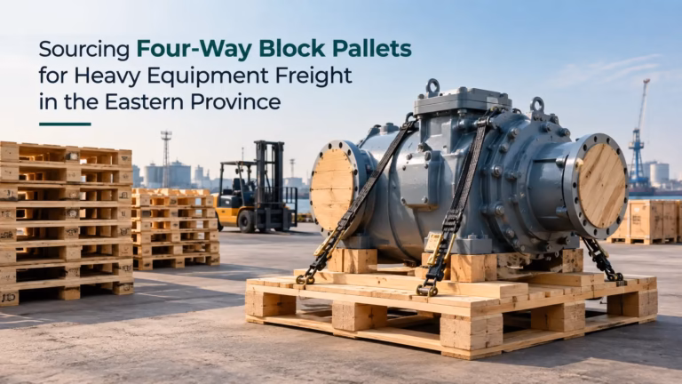 Sourcing 4 way Heavy Equipment Freight Pallets in Eastern Province